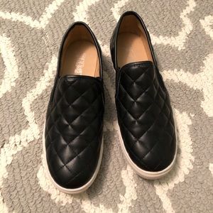 Brash Quilted leather slip ons